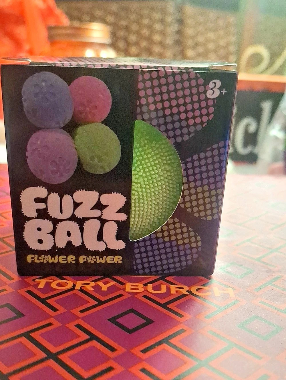 Schylling NeeDoh Fuzz Ball Flower Power Fidget Toy